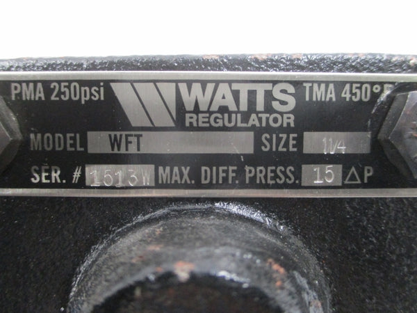 WATTS WFT 250PSI 1-1/4" NSNP