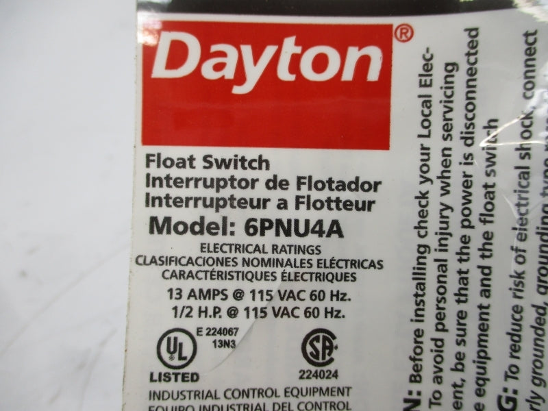 DAYTON 6PNU4A 115VAC 13A NSMP