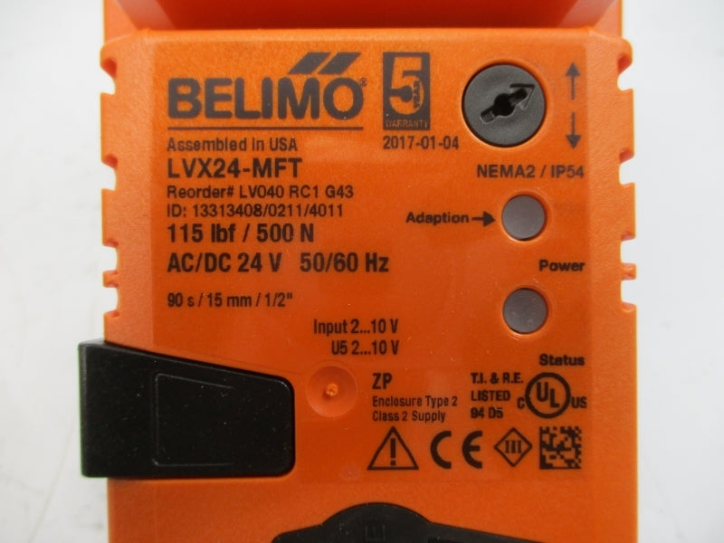 BELIMO UGVL+LVX24-MFT UGVL+LV040-RC1-G43 24VAC/DC NSMP
