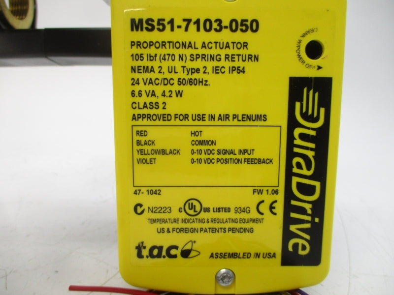 T.A.C MS51-7103-050 24VAC/DC NSMP