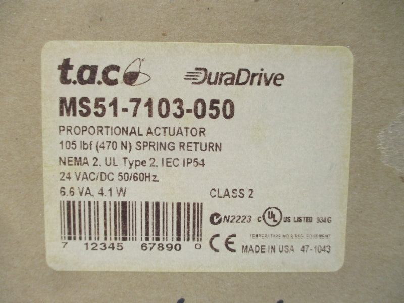 T.A.C MS51-7103-050 24VAC/DC NSMP