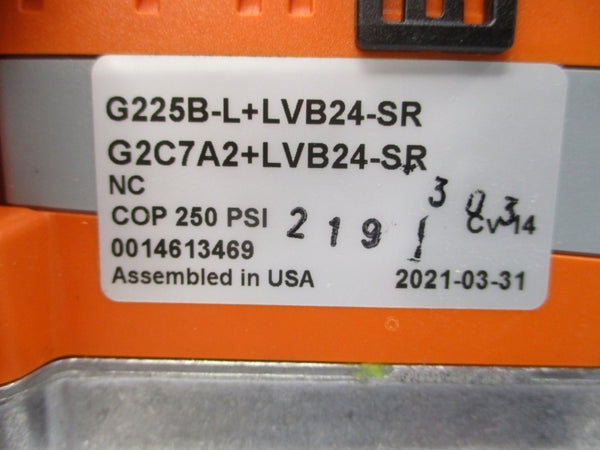 BELIMO G225B-L+LVB24-SR G2C7A2+LVB24-SR 24VAC/DC 250PSI NSNP