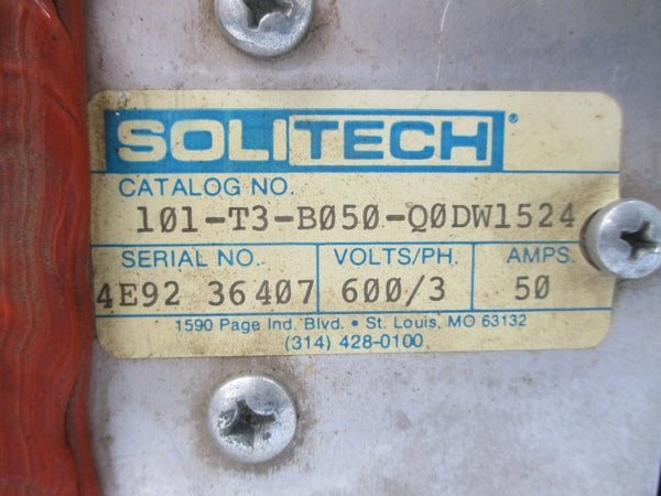SOLITECH 101-T3-B050-Q0DW1524 600V 50A UNMP