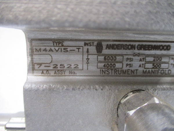 TYCO M4AVIS 02-2565-541 4000/6000PSI NSMP