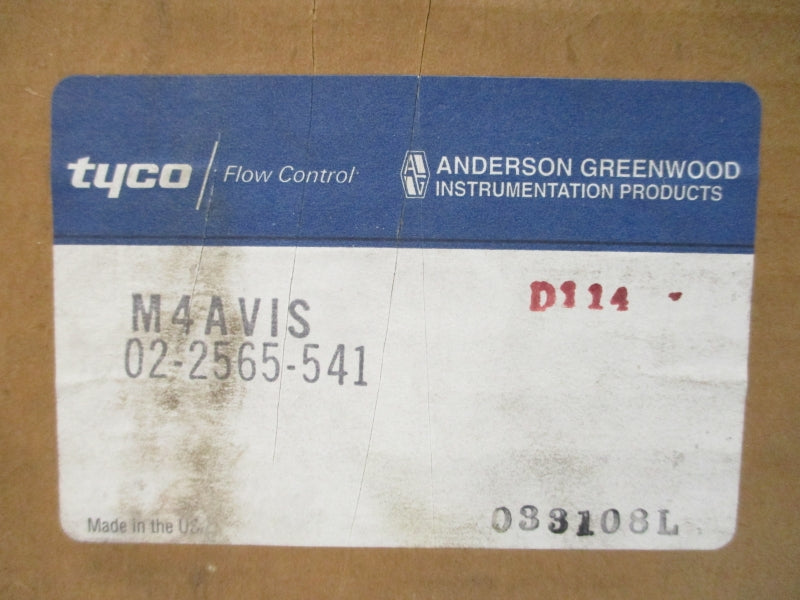 TYCO M4AVIS 02-2565-541 4000/6000PSI NSMP