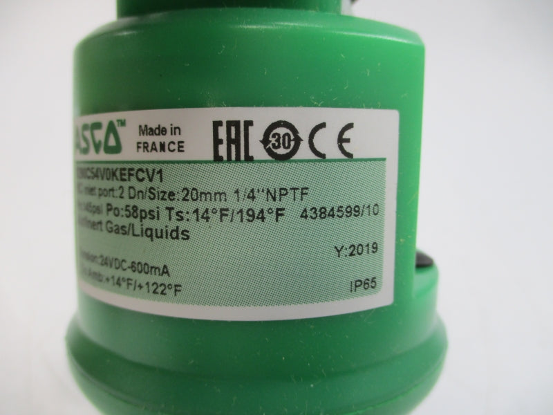 ASCO 8290C54V0KEFCV1 24VDC 145PSI 1/4" NSMP