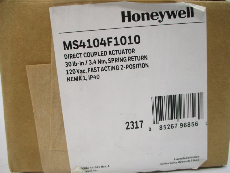 HONEYWELL MS4104F1010 120VAC 0.18A NSMP
