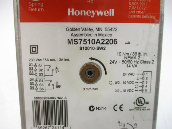 HONEYWELL MS7510A2206 230VAC 5A NSMP