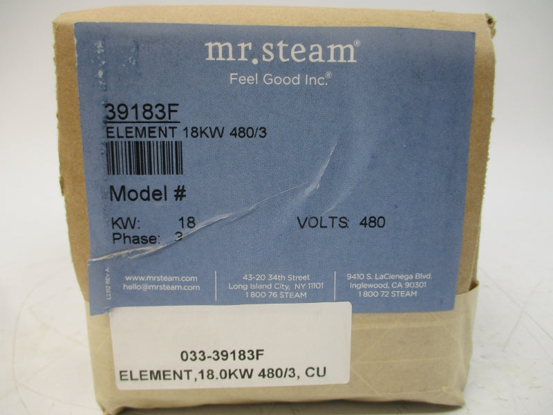 MR. STEAM 39183F 480V NSFS