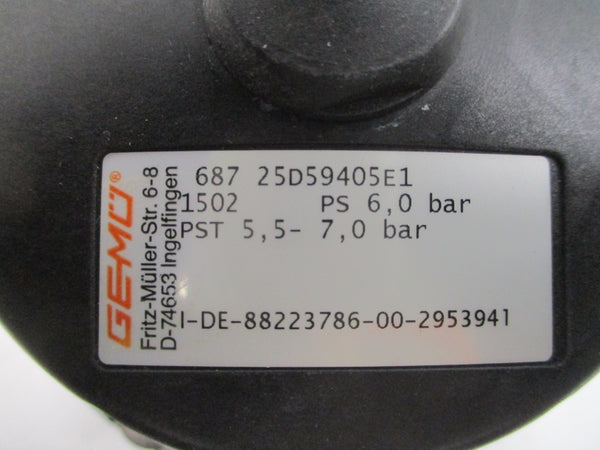 GEMU 687-25D59405E1-1502 UNMP