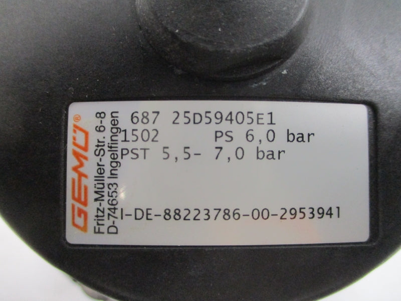 GEMU 687-25D59405E1-1502 UNMP