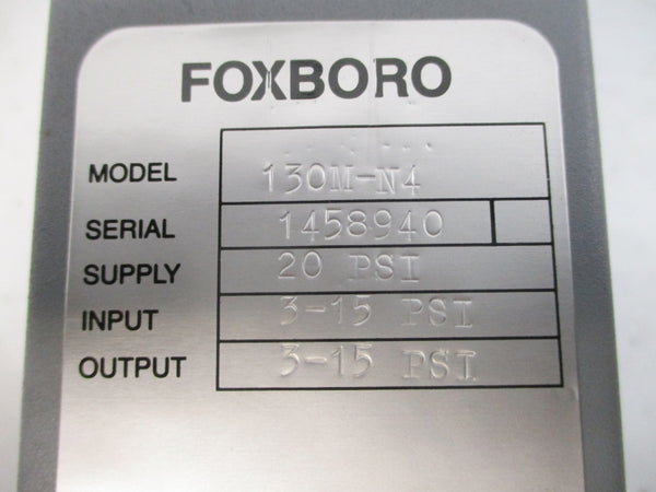 FOXBORO 130M-N4 3-15PSI REMAN