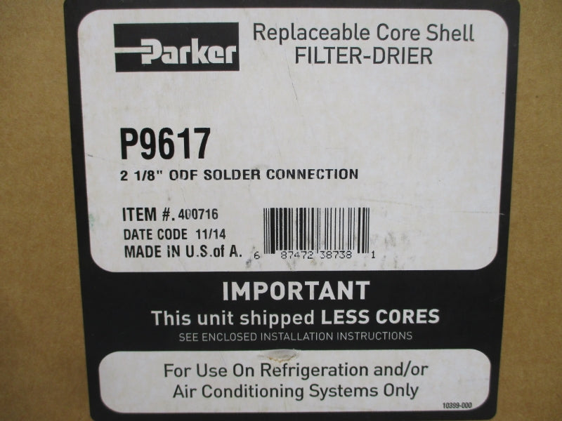 PARKER P9617 650PSI 2-1/8" NSMP