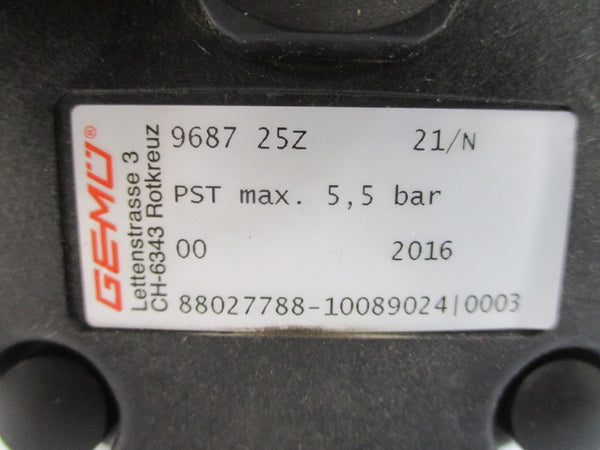 GEMU 9687-25X-21/N NSNP