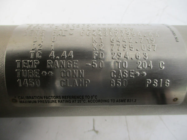 MICRO MOTION CMF050M322NQBAEZZZ 17.3V 850PSI NSNP