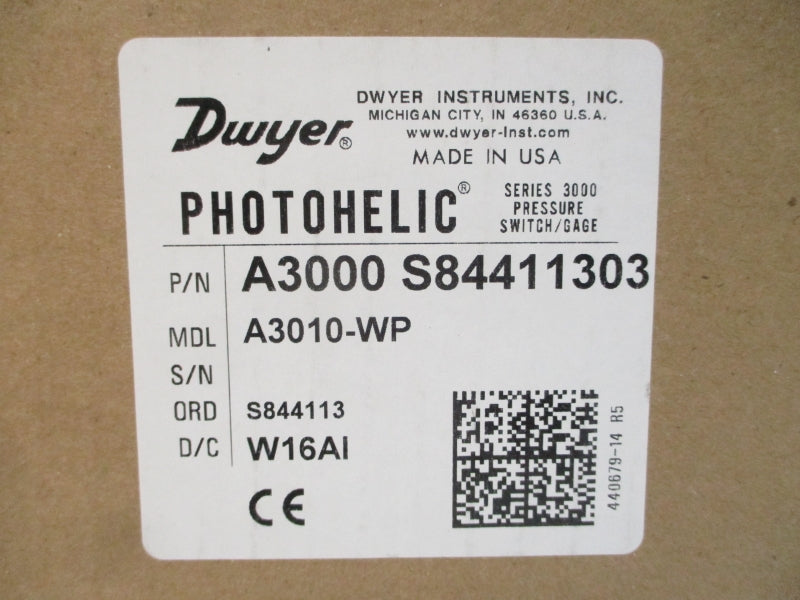 DWYER A3000-S84411303 A3010-WP NSFS