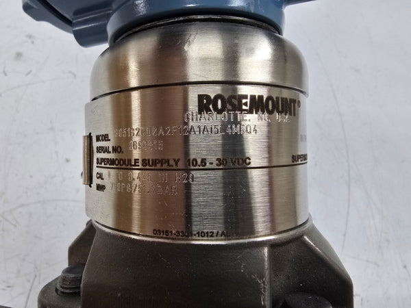 ROSEMOUNT 3051S2CD0A2F12A1AI5L4M5Q4 10.5-30VDC 750PSI NSMP