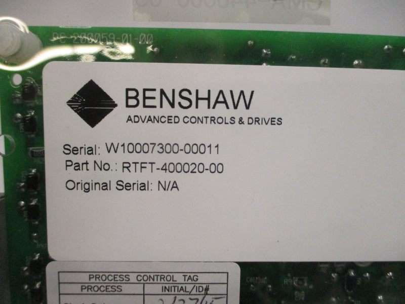 BENSHAW RTFT-400020-00 NSMP