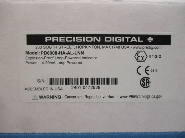 PRECISION DIGITAL PD6908-HA-AL-LNN 30VDC NSMP