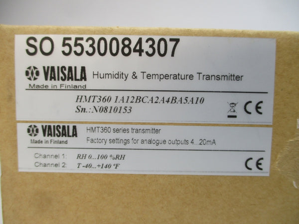 VAISALA HMT360-1A12BCA2A4BA5A10 NSMP