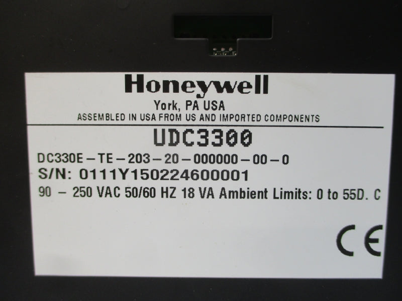 HONEYWELL DC330E-TE-203-20-000000-00-0 90-250VAC NSMP