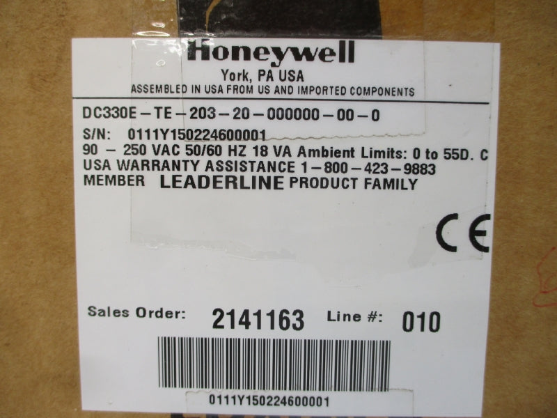 HONEYWELL DC330E-TE-203-20-000000-00-0 90-250VAC NSMP