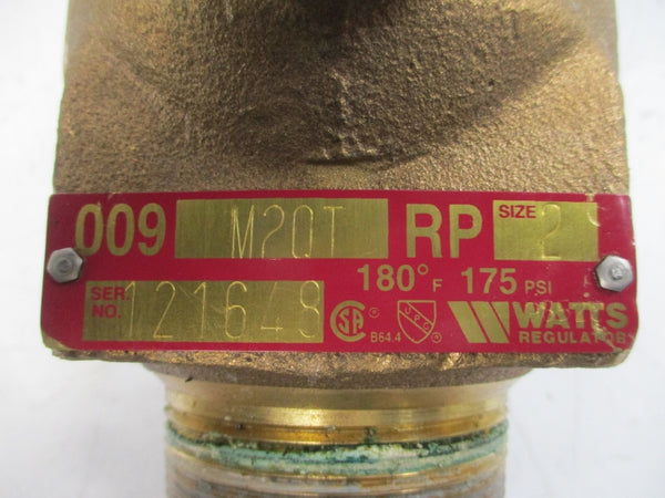 WATTS REGULATOR 009M2QT 175PSI 2" UNMP
