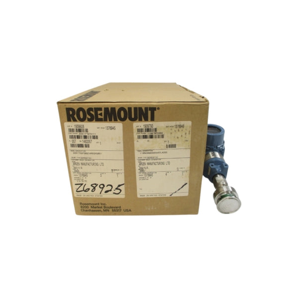 ROSEMOUNT 3051TG2F2B21AM5Q4Q8S1 9-32VDC 150PSI NSMP
