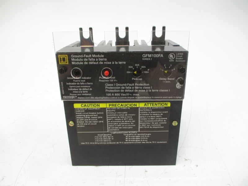 SQUARE D GFM100FA SER. 2 600V 100A NSMP