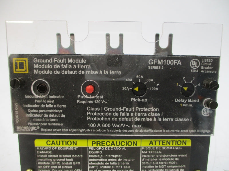 SQUARE D GFM100FA SER. 2 600V 100A NSMP