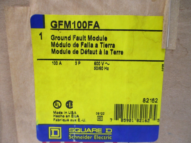 SQUARE D GFM100FA SER. 2 600V 100A NSMP