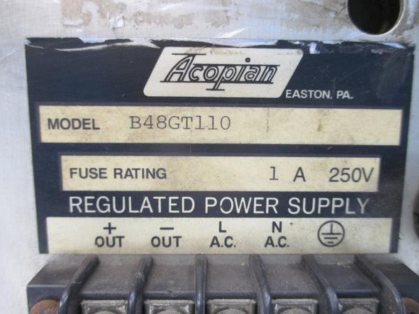 ACOPIAN B48GT110 250V 1A UNMP