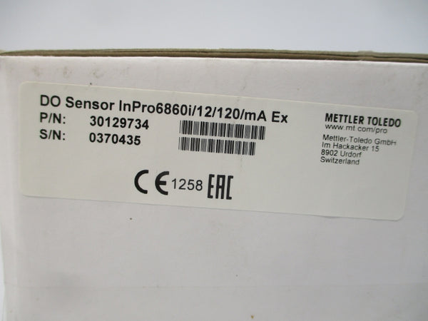 METTLER TOLEDO 30129734 INPRO6860I/12/120/MA NSMP
