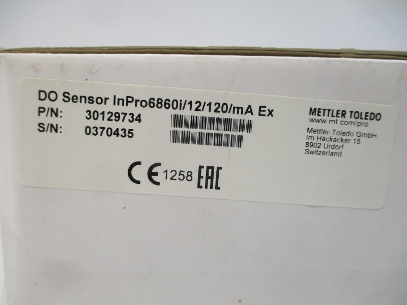 METTLER TOLEDO 30129734 INPRO6860I/12/120/MA NSMP