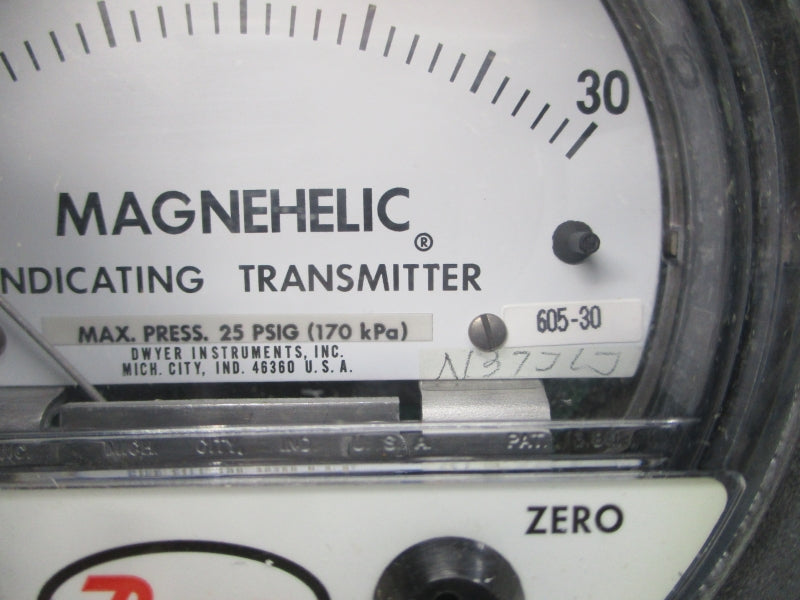DWYER 605-30 25PSI 0-30 NSMP