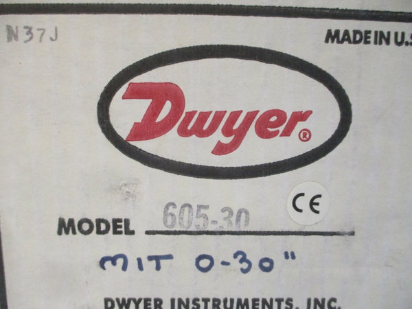 DWYER 605-30 25PSI 0-30 NSMP