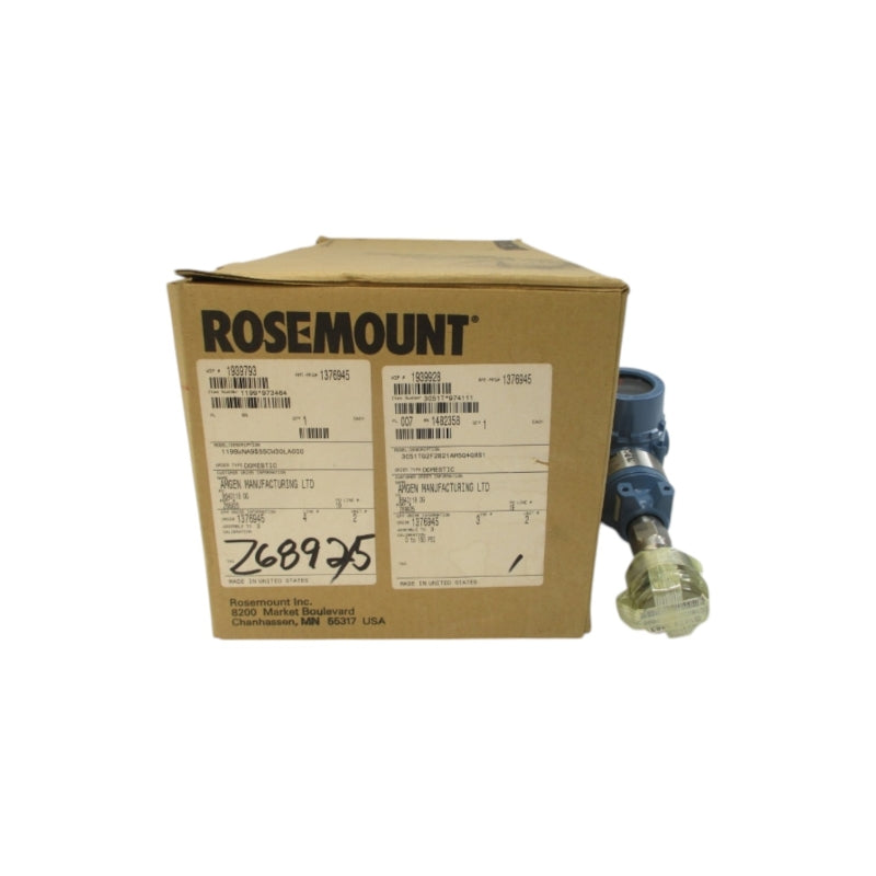 ROSEMOUNT 3051TG2F2B21AM5Q4Q8S1 9-32VDC 150PSI NSMP