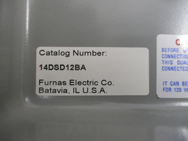 FURNAS 14DSD12BA SER. B 110-120/220-240VAC 2.5-10A NSMP