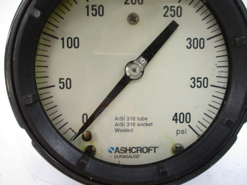 ASHCROFT 45-1279-SSL-02B-400# 0-400PSI 4-1/2" NSMP