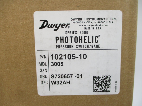 DWYER 102105-10 3005 25PSI 0-5 NSMP