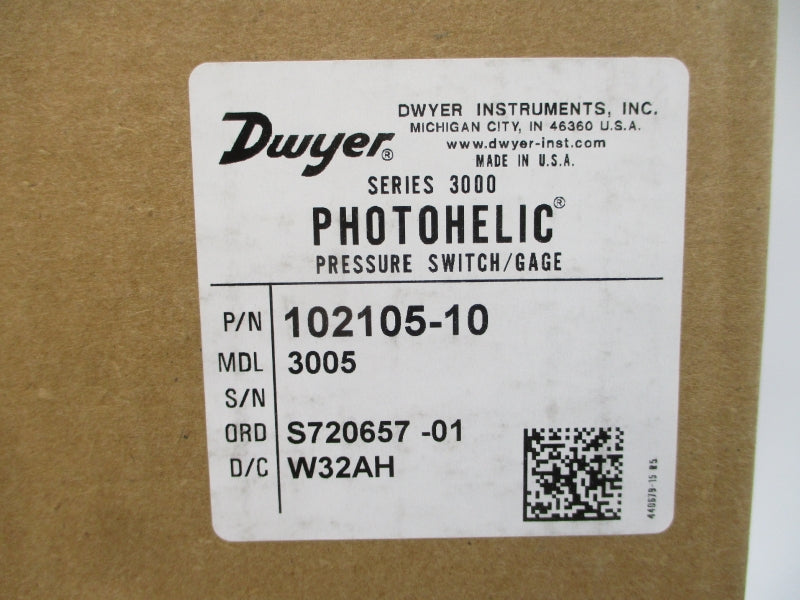 DWYER 102105-10 3005 25PSI 0-5 NSMP