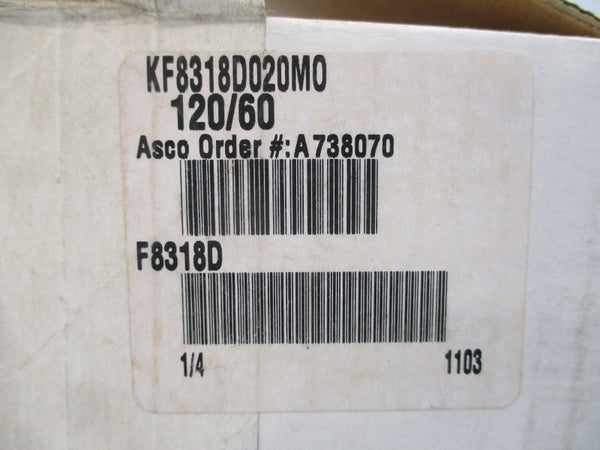 ASCO KF8318D020MO 120V 1/4" NSMP