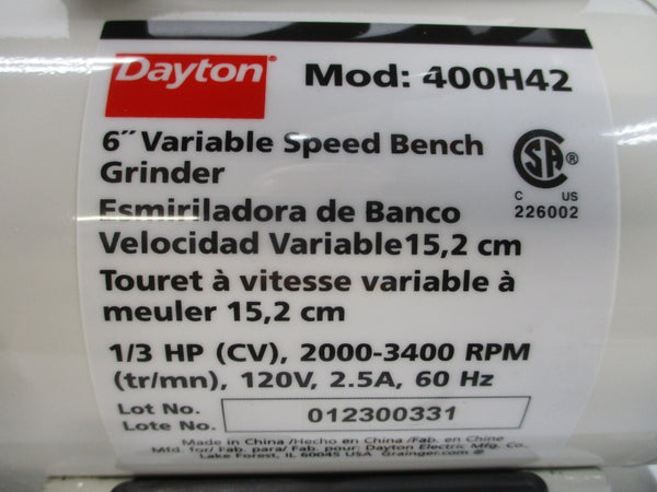 DAYTON 400H42 120V 2.5A NSMP