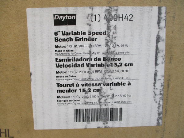DAYTON 400H42 120V 2.5A NSMP