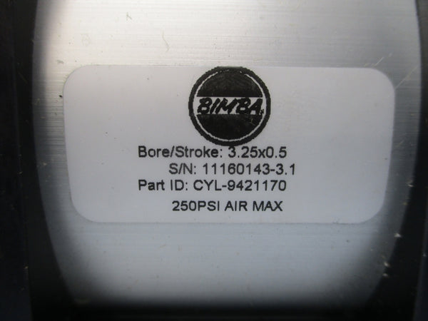 BIMBA CYL-9421170 250PSI NSNP