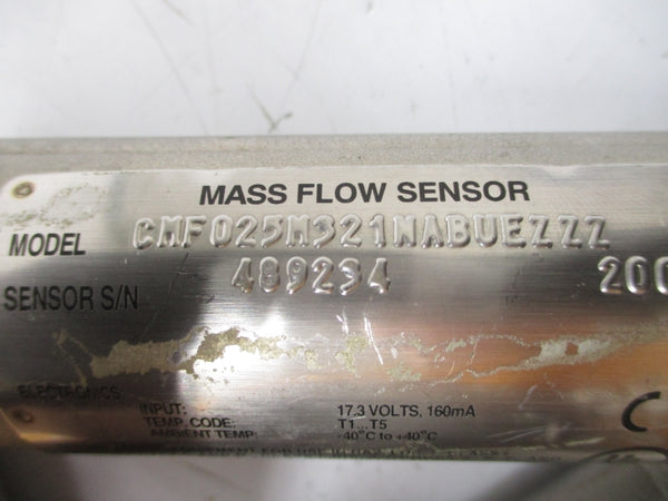MICRO MOTION CMF025M321NABUEZZZ 17.3V 850PSI NSMP