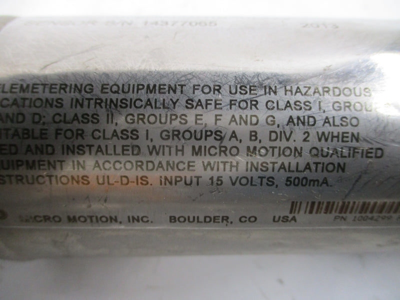 MICRO MOTION CMF050M322NRAUEZZZ 15V 850PSI UNMP