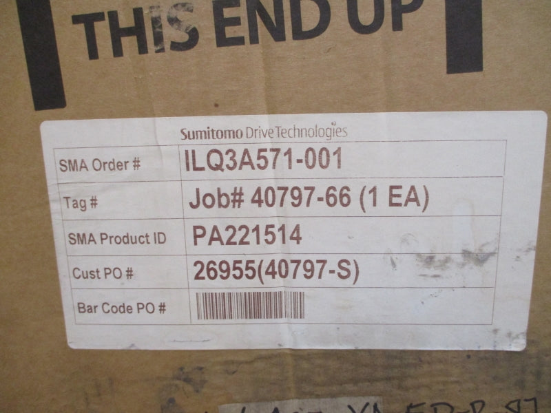 SUMITOMO DRIVE TECHNOLOGIES PA221514 CNHM1H-6125YA-EP-B-87 HN2252551 230/460V 4.15/2.08A NSMP