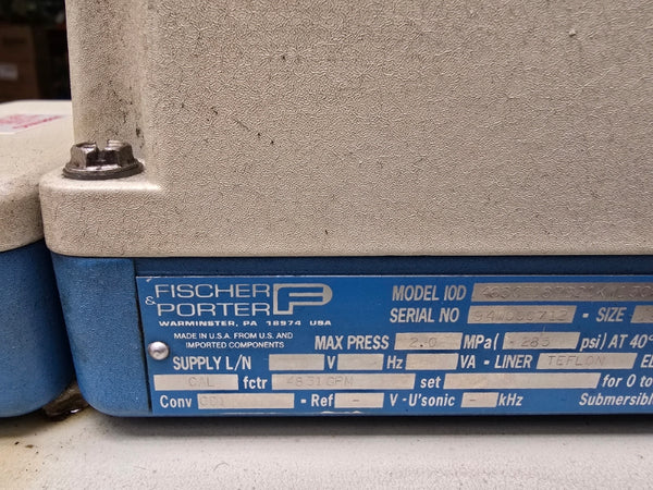 FISCHER&PORTER IOD1465CE18PB21KW13CA2 SIZE 8 285PSI NSNP