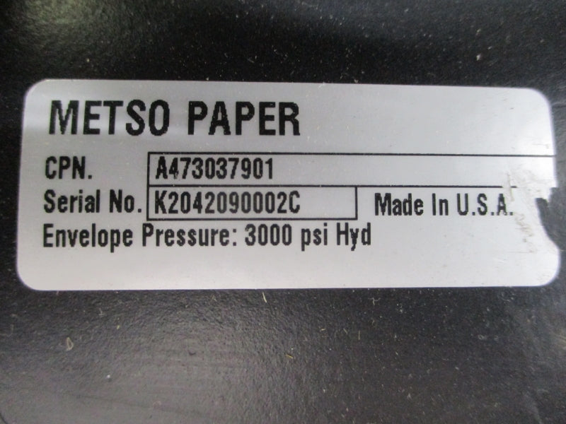 METSO PAPER A473037901 3000PSI NSNP